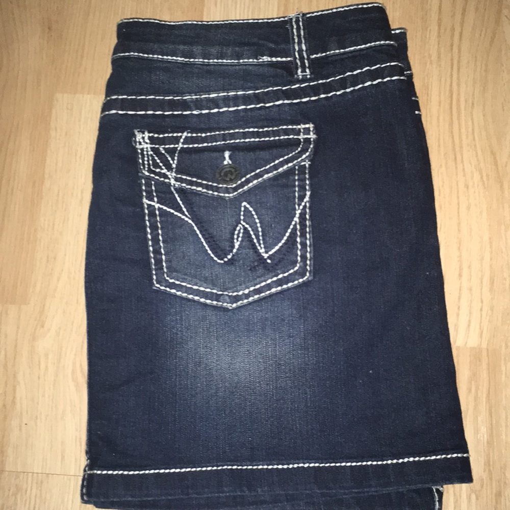 Jean skirt size 16